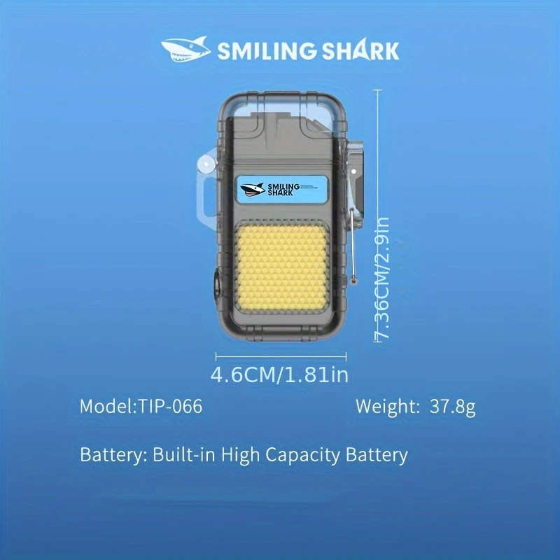 1pc TIP066 Mini USB Rechargeable Work Light Arc Lighter Super Bright COB Floodligh Windproof Flamele