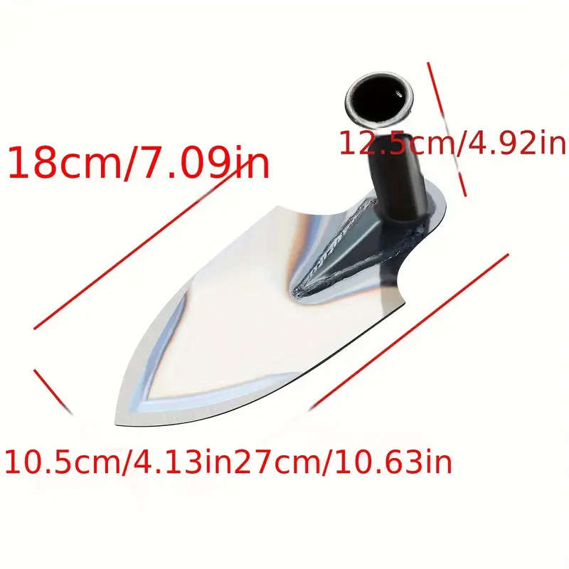 Metal Trumpet-Shaped Farm Hoe