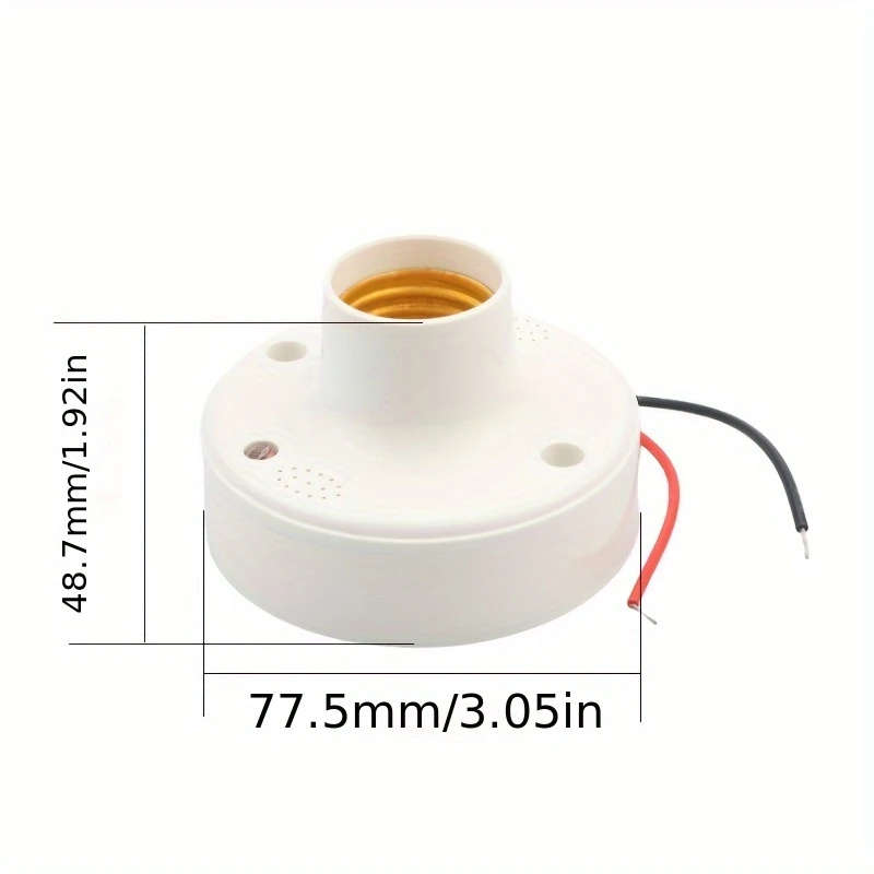 1Pc Sound Voice Control Sensor Lamp Base Delay Switch Ac220V Led Bulb Holder E27 Screw Lighting Acce