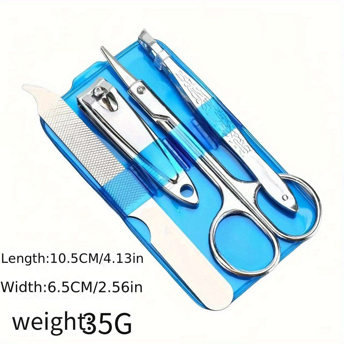 4Pcs Stainless Steel Nail Care Kit