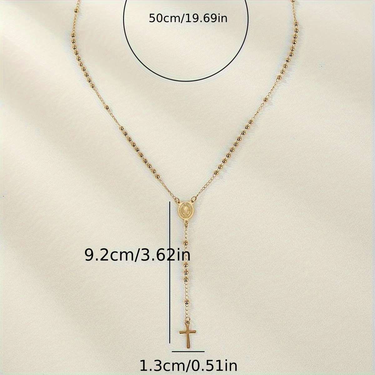 1 Piece Golden Add Silvery Jesus Theme Pendant