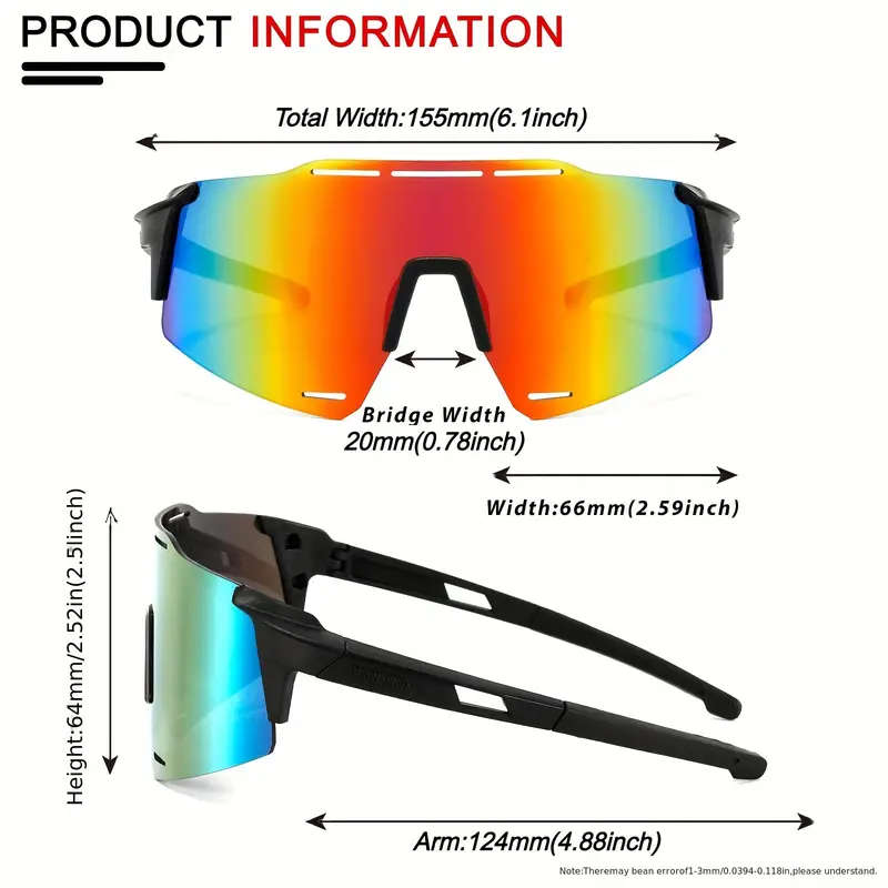 Frameless Sports Fashion Sunglasses