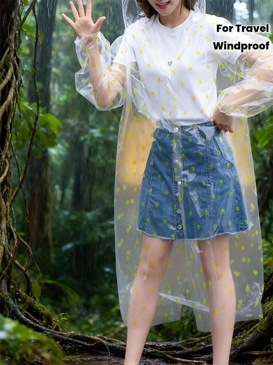Raincoat Transparent Size Onesize
