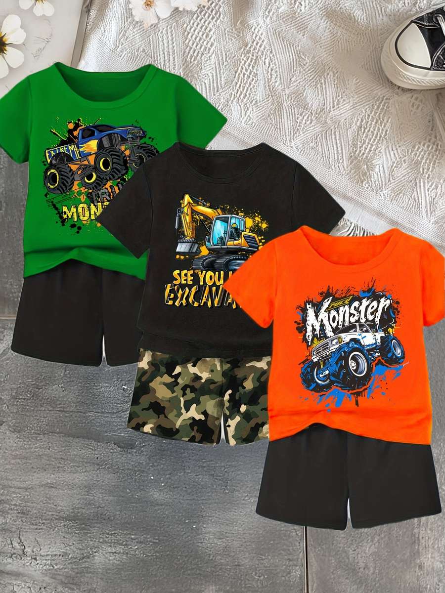 Boys T Shirt Color Mixed Color Size4-5Y
