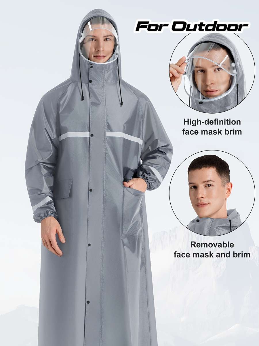 Raincoat Grey Size Uk M