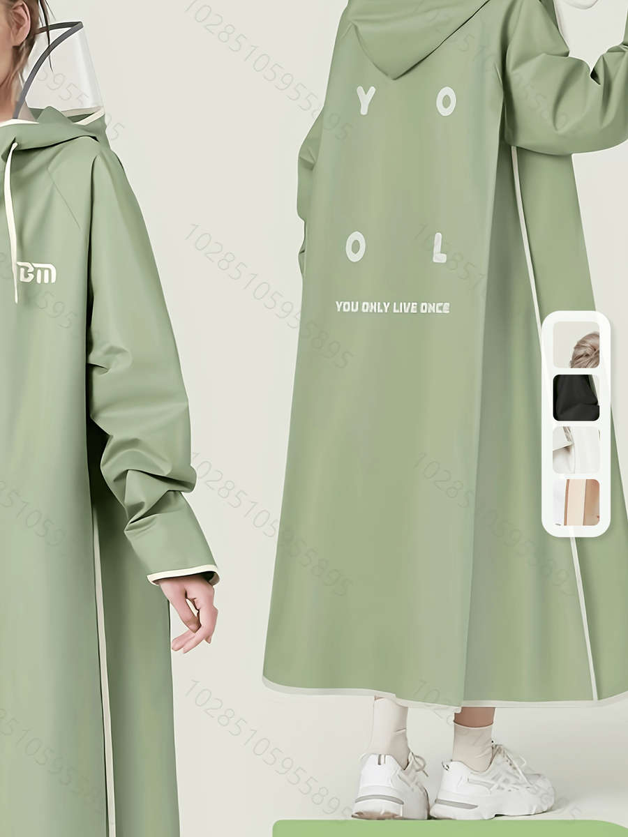 Raincoat Green Size Asian M