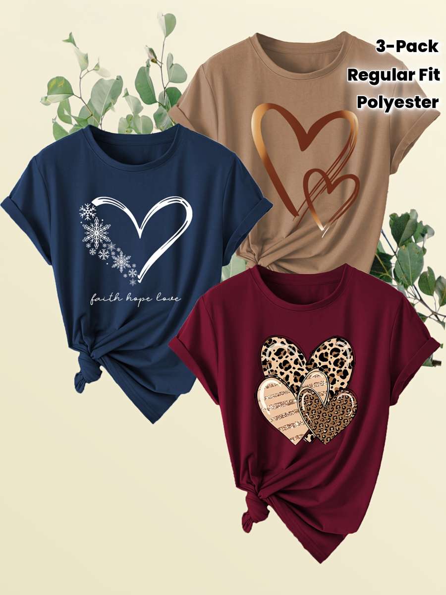 Womens T Shirt Color Camel   Navy   Burgundy Sizel