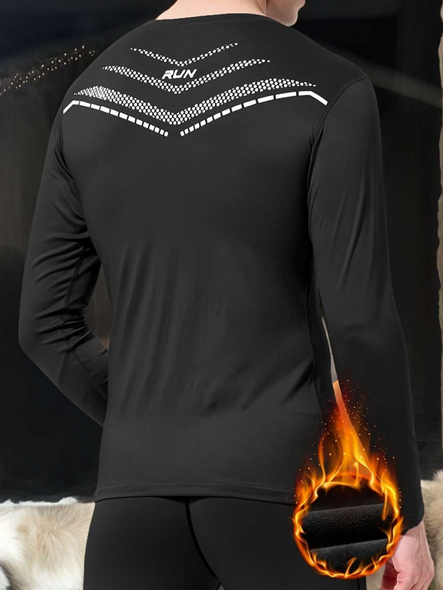 Thermal Underwear Color Black Sizexxl