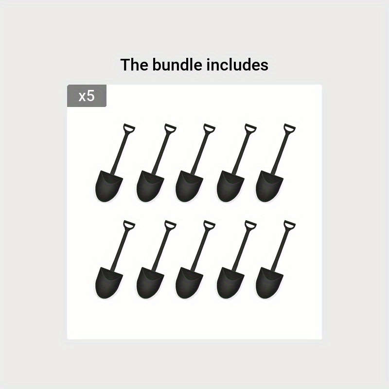 50Pcs Plastic Disposable Mini Ice Cream Dessert Scoop