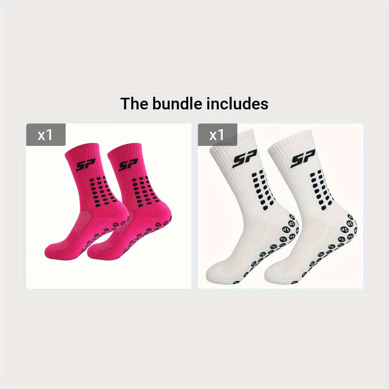 1 Pair Pink And White  Socks