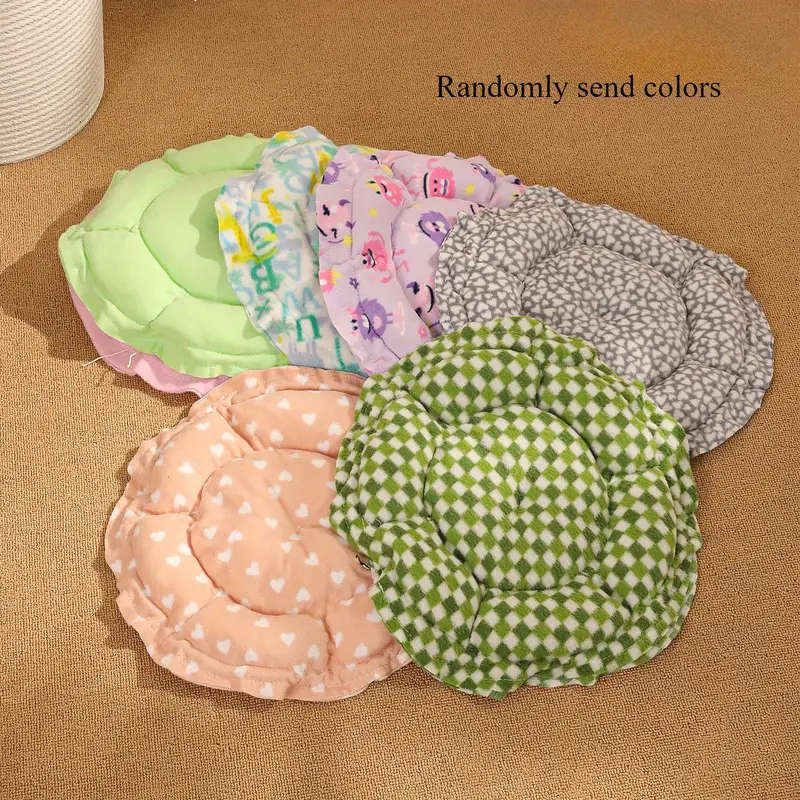 Comfy Pumpkin Themed Pet Bed Small Size