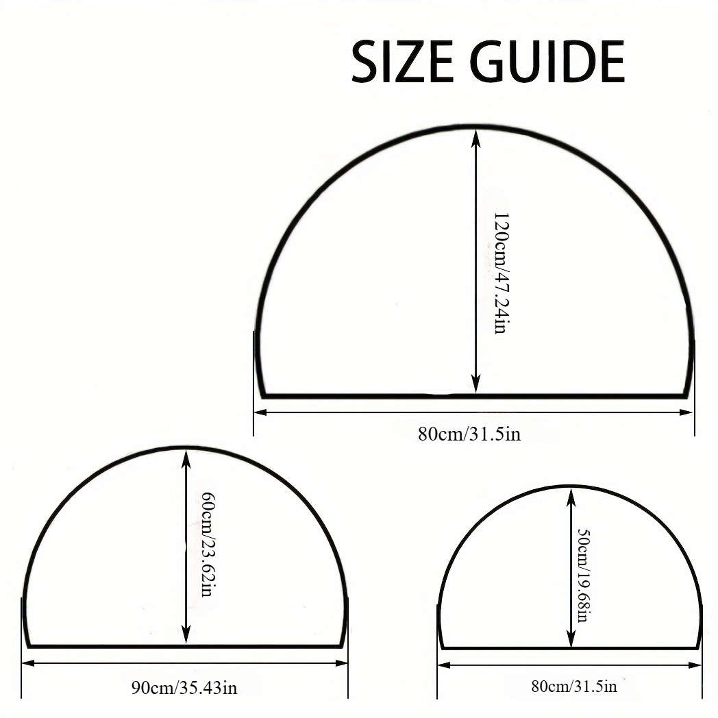 1Pc 60x90cm 23.6x35.5inch Floor Mat