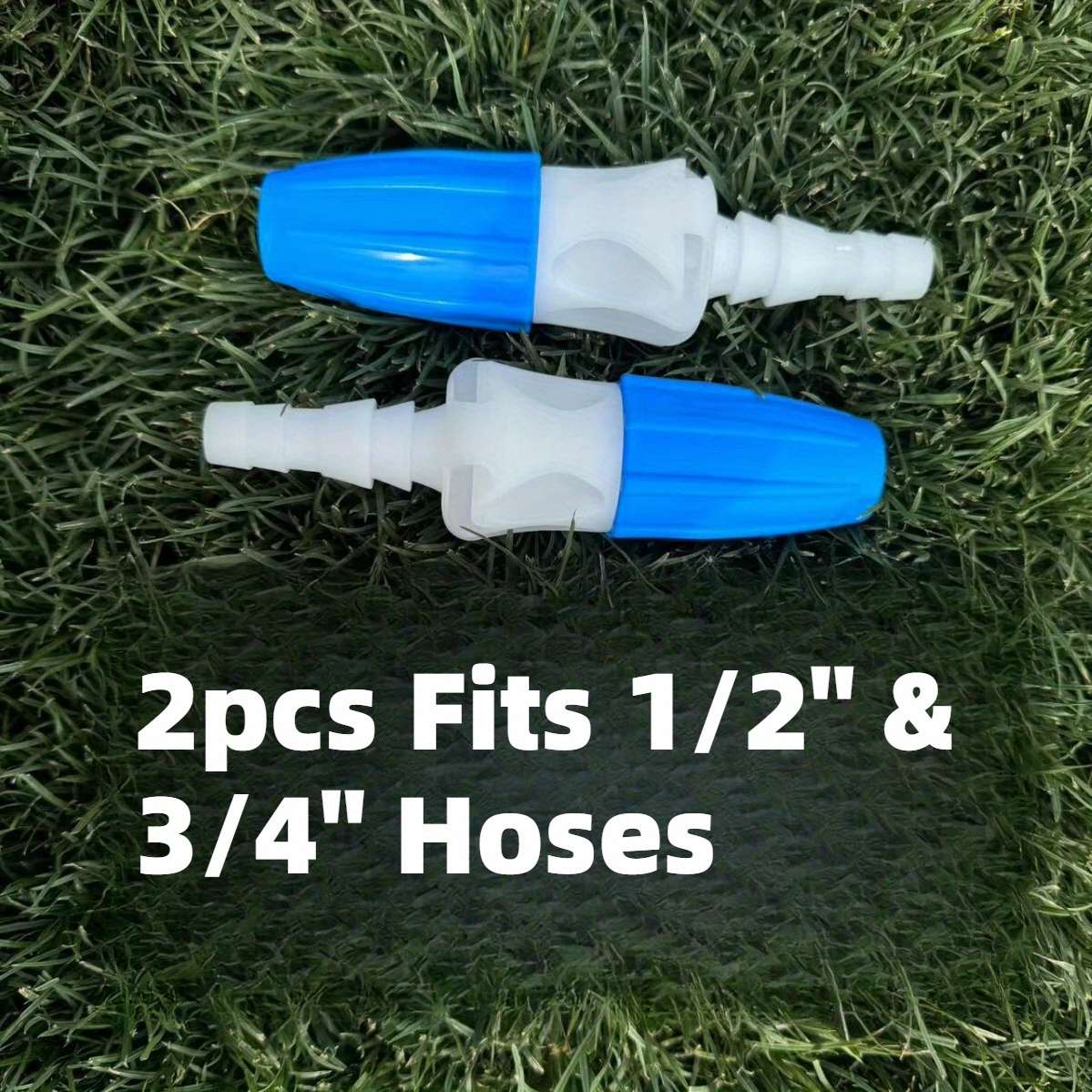 2Pcs Of 6 Minutes 2.54cm Abs Plastic Garden Hose Nozzle Sprayer Gun
