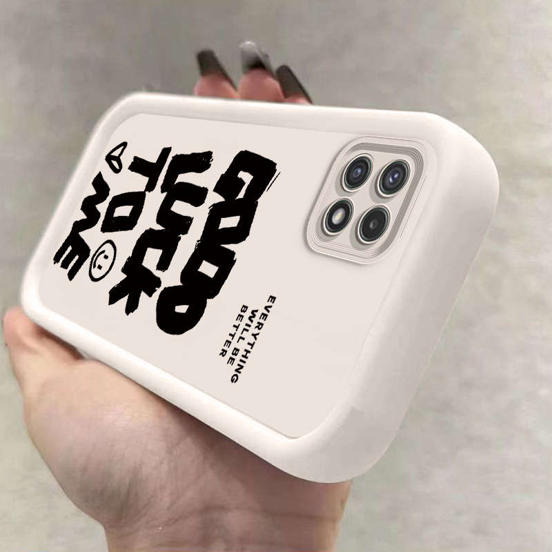 1pc A-Brown For Samsung Galaxy A05s Phone Cases