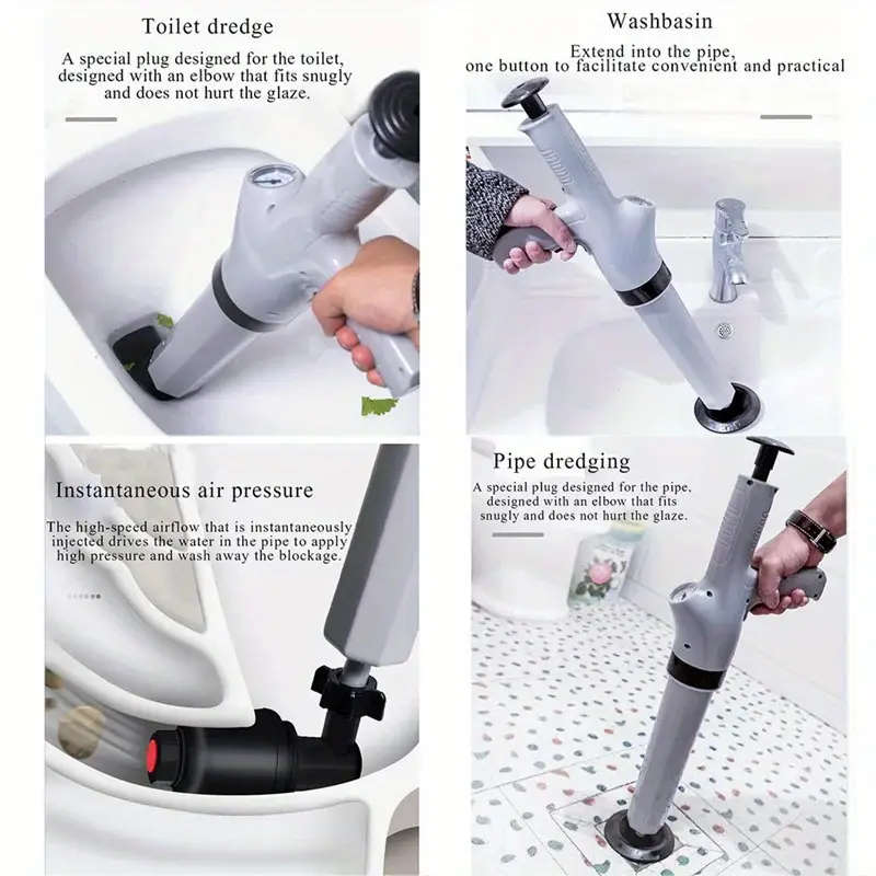 5 Size Nozzle Heavy Duty Drain Nozzle Kit