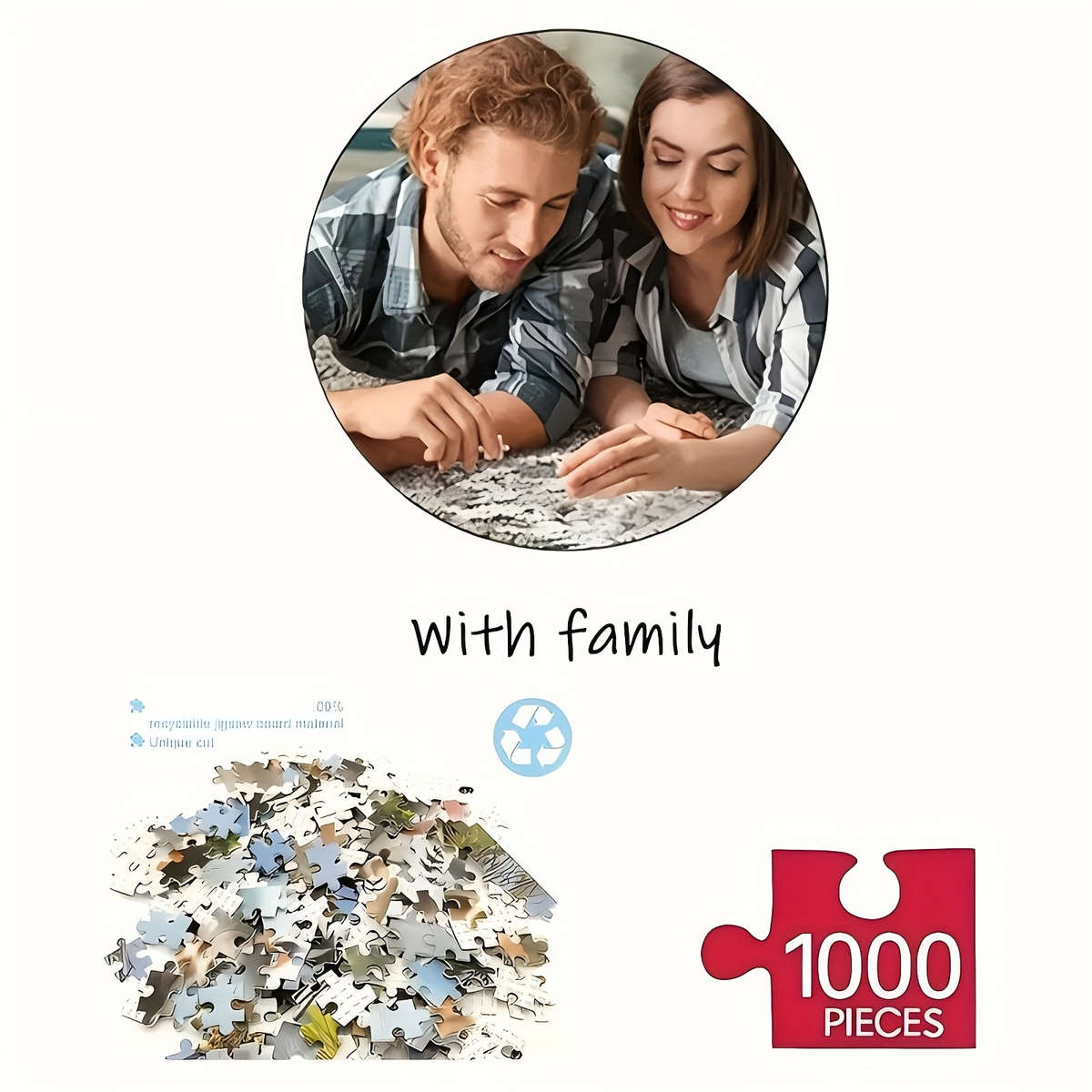 1000 Piece Paper Jigsaw Puzzle For Adults