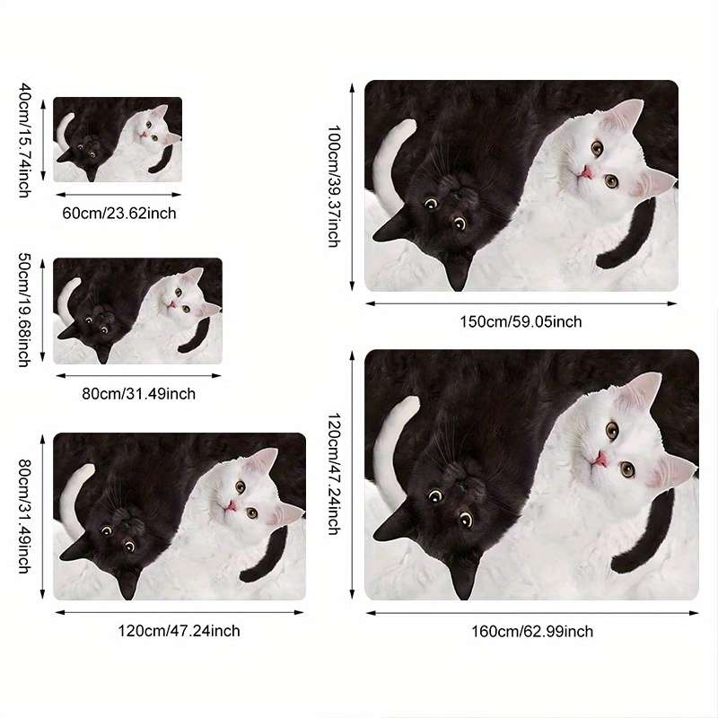 1Pc 20x31inch 50x80cm Floor Mat