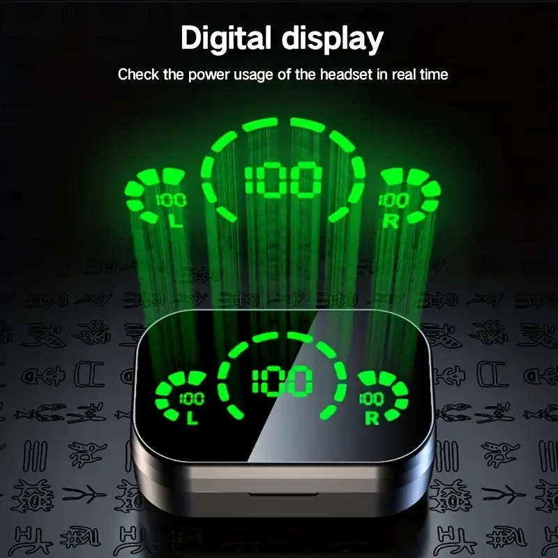 Wireless Headphones with Extended Battery Life Hi-Fi Stereo Sound And Microphone for Android And Ios