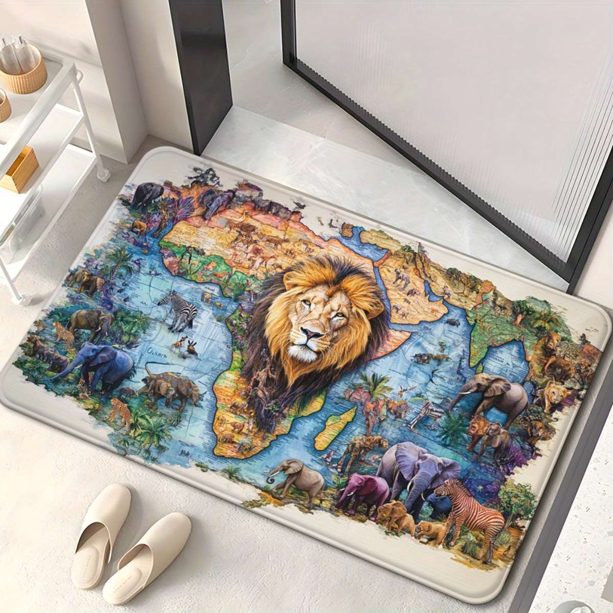 1Pc 15.75x23.62inch 40x60cm Floor Mat