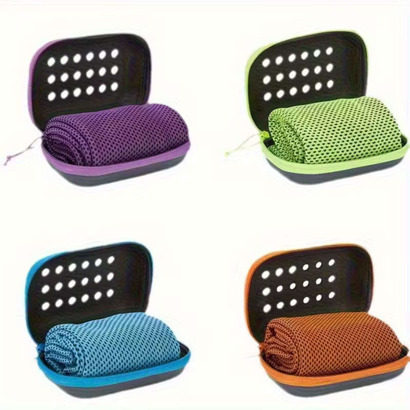 1pc Box Cooling Towel Green