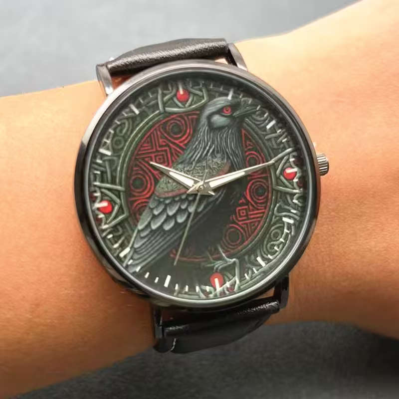 Sophisticated Men s Fashion Watch with PU Leather Strap