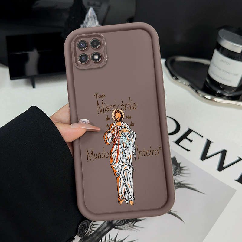 1pc Black For Samsung Galaxy A06 Phone Cases