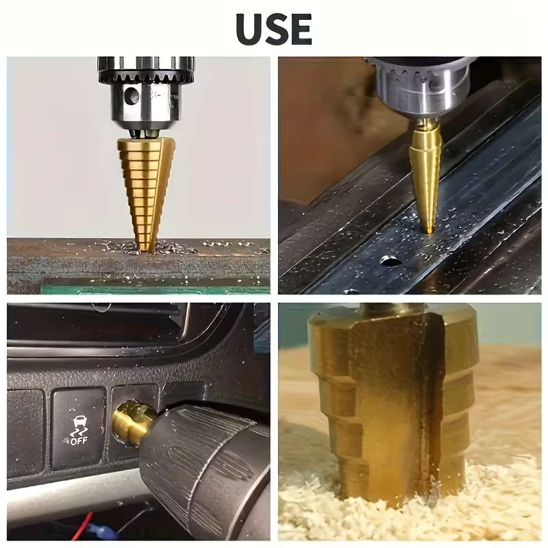 6-Piece Step Drill Bit Set