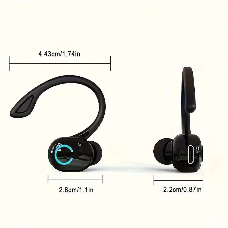 Single-ear Lightweight Clip Ear Bluetooth Earphone