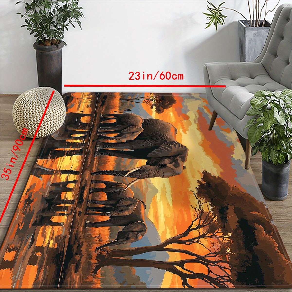 1Pc 59x78inch 150x200cm Floor Mat
