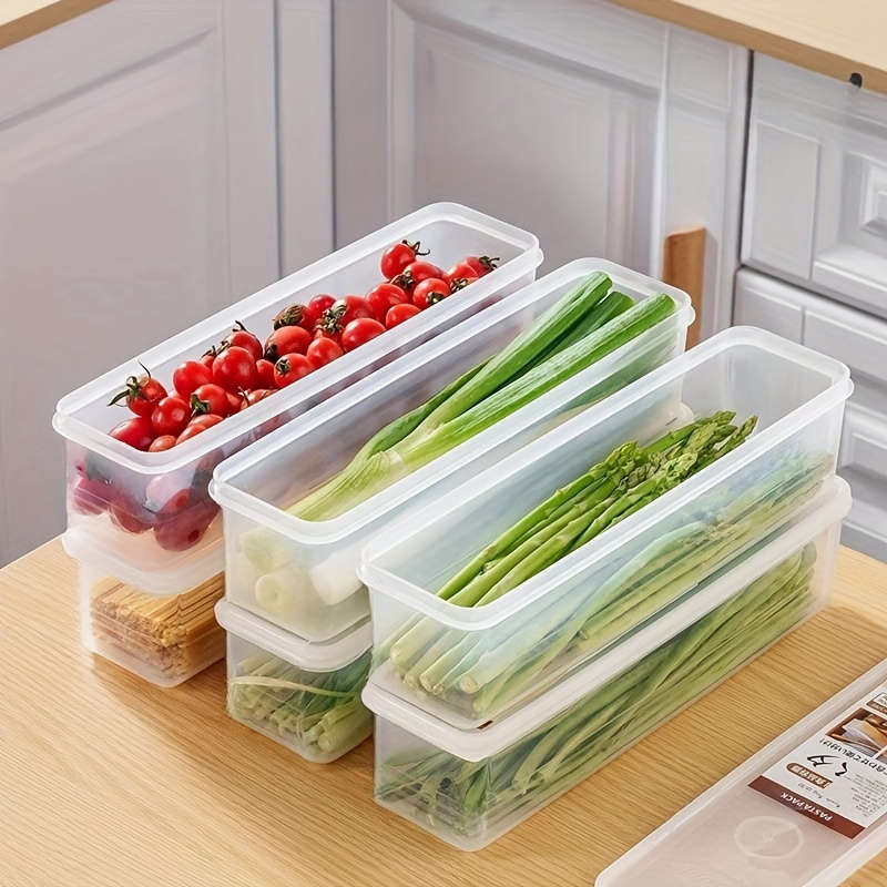 3pcs Stackable Plastic Storage Containers with Lids   Reusable   Ideal f