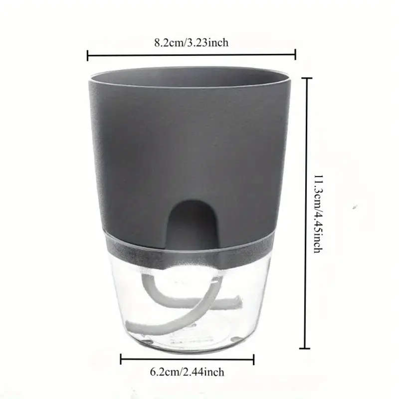 10-Pack Of Self-Absorbing Double-Layer Plastic Flower Pots