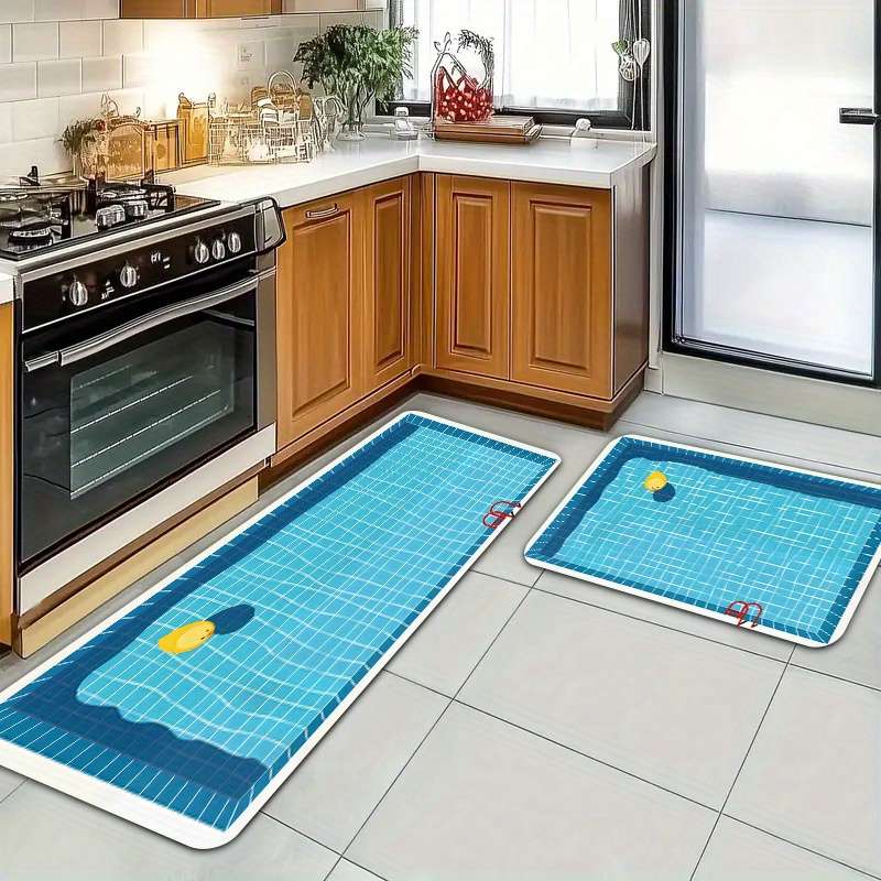 2Pcs 40x60cm And 40x120cm Floor Mat