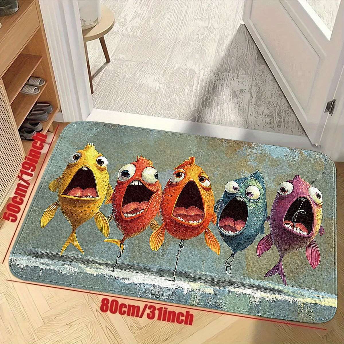 1Pc 23.62x35.43inch 60x90cm Floor Mat