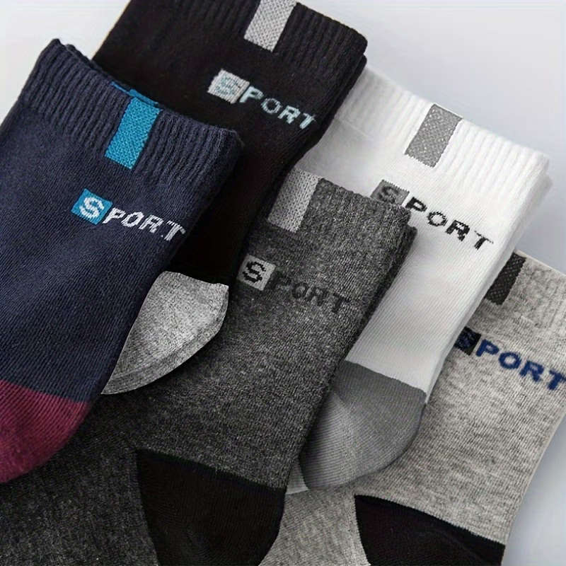 5 Pairs Of Breathable Socks For Men And Women