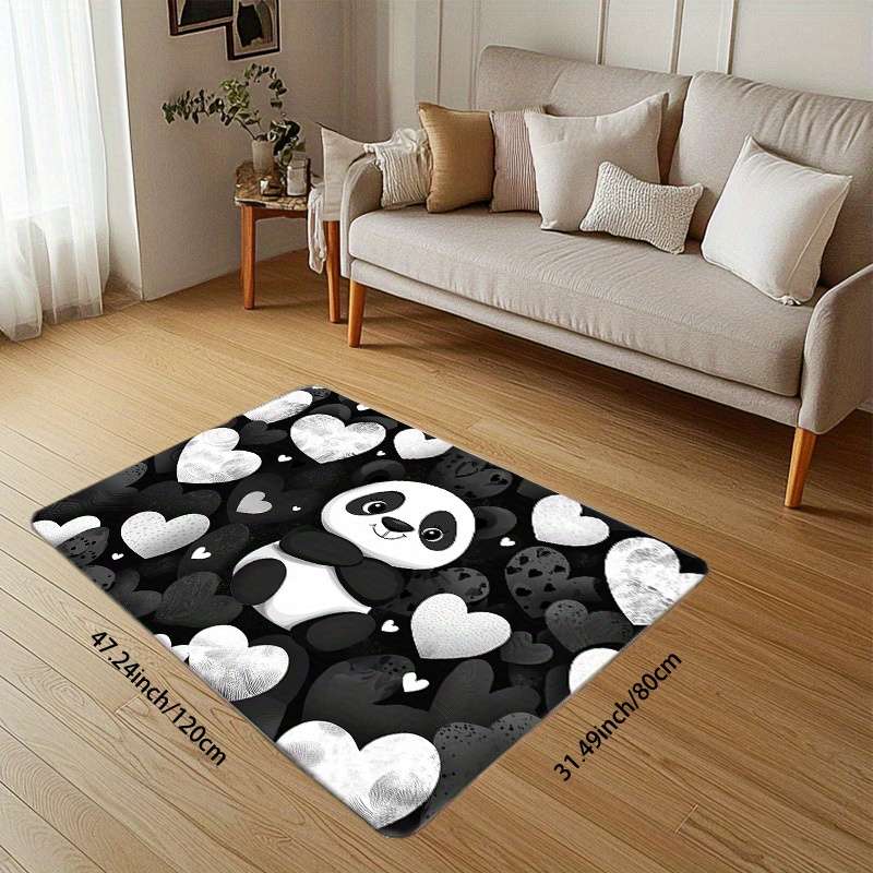 1Pc Black 19.69x31.49inch 50x80cm Floor Mat