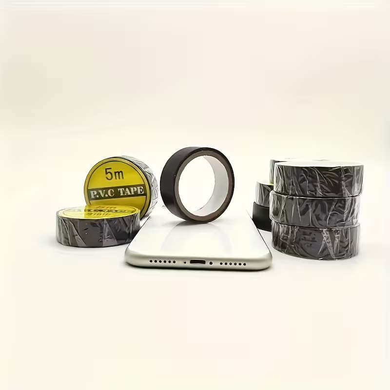 10 Rolls Of high-Quality Black Electrical Tape