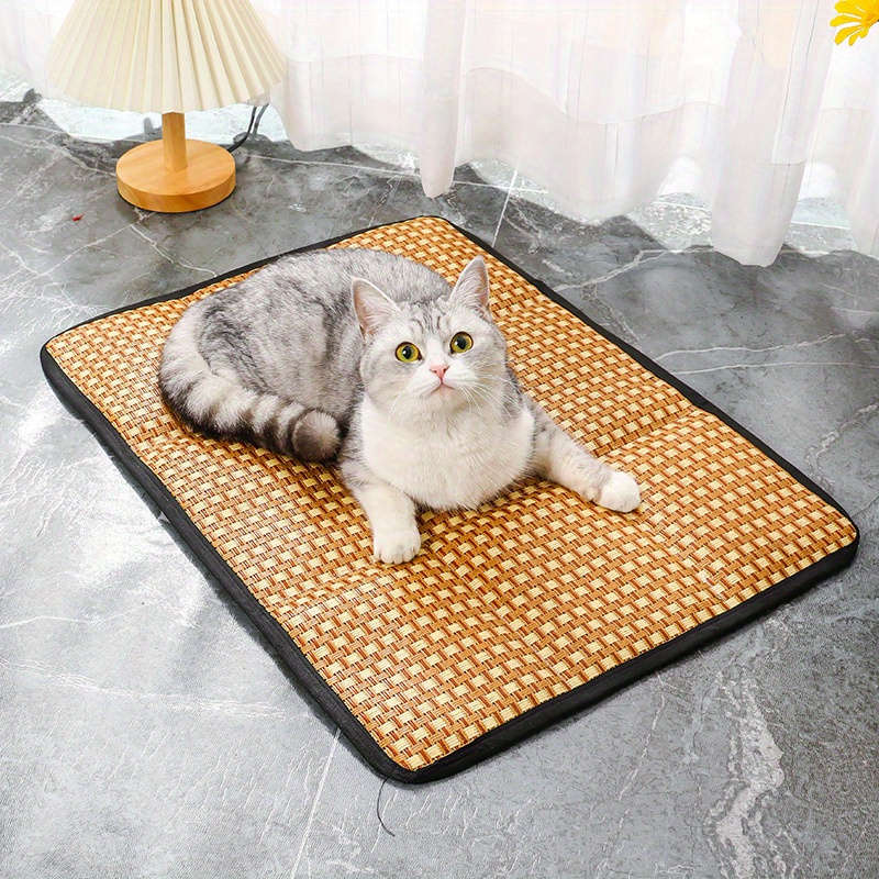 Blue Cat Print Cooling Pad