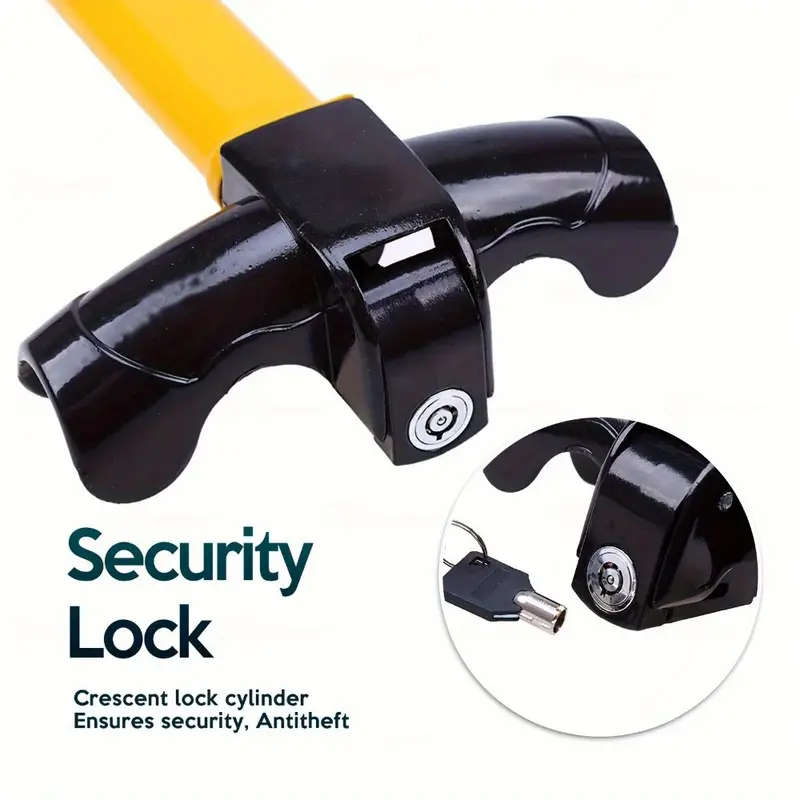Heavy Duty Steering Wheel Lock Anti-Theft Device