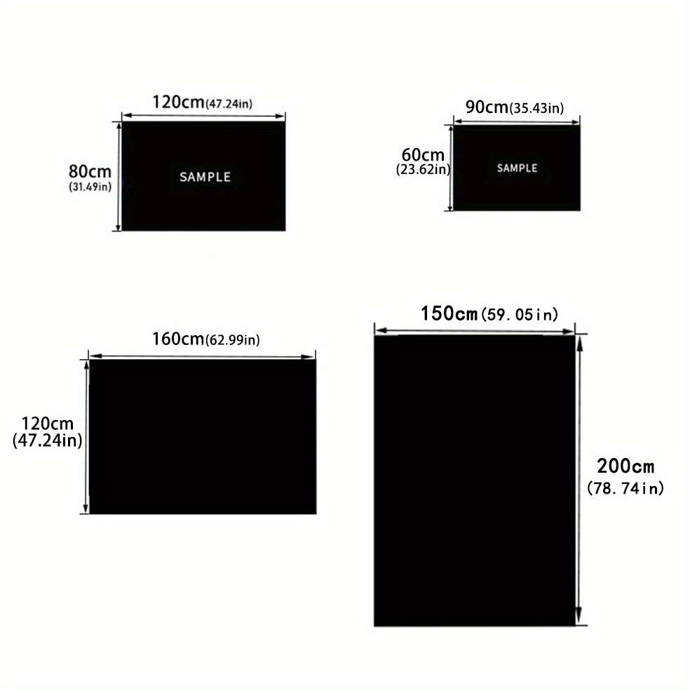 1Pc 80cmx120cm 31.49x47.24inch Floor Mat