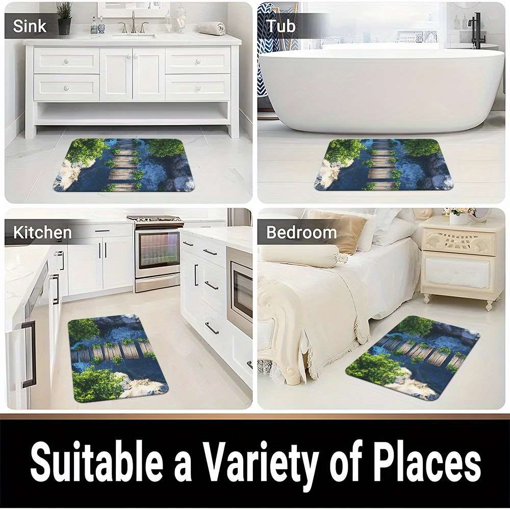 1Pc 45x75cm Floor Mat