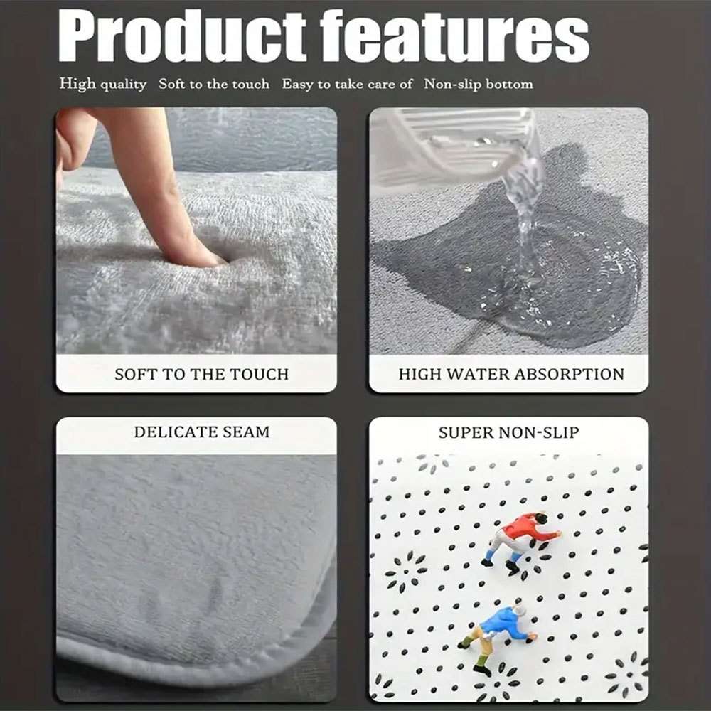 1Pc 19.68x31.49inch 50x80cm Floor Mat