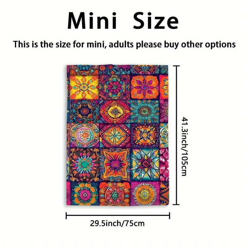 1 Bohemian Patchwork Blanket 75CM*105CM