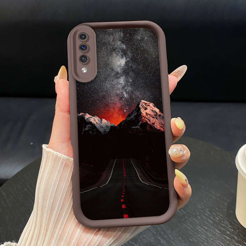 1pc A-Brown For Samsung Galaxy A52 Phone Cases