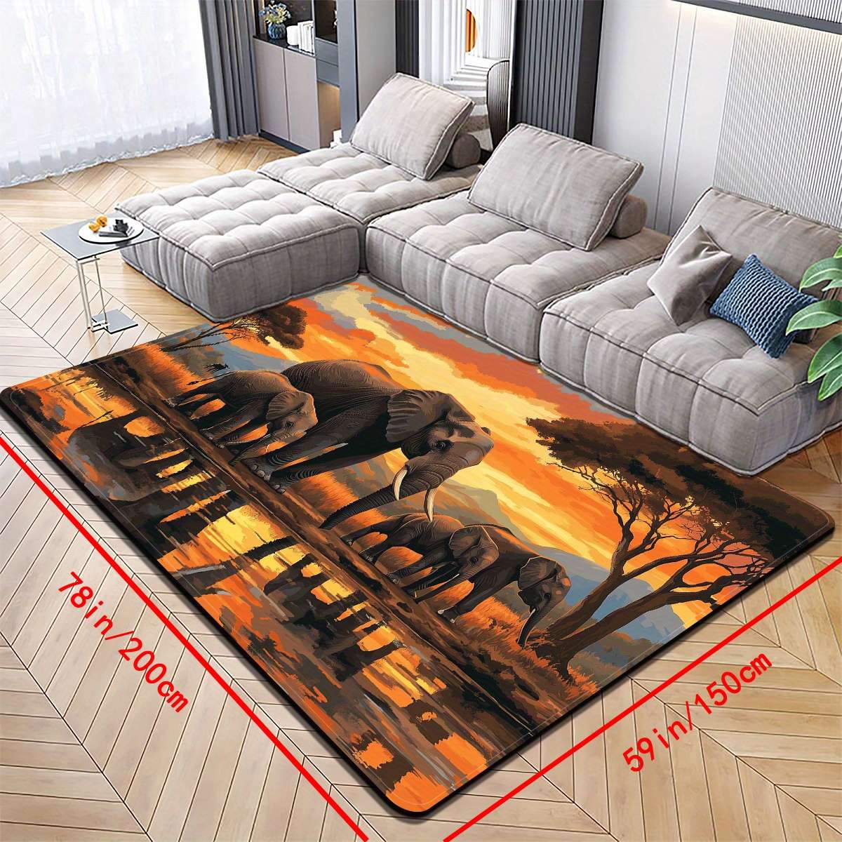1Pc 59x78inch 150x200cm Floor Mat