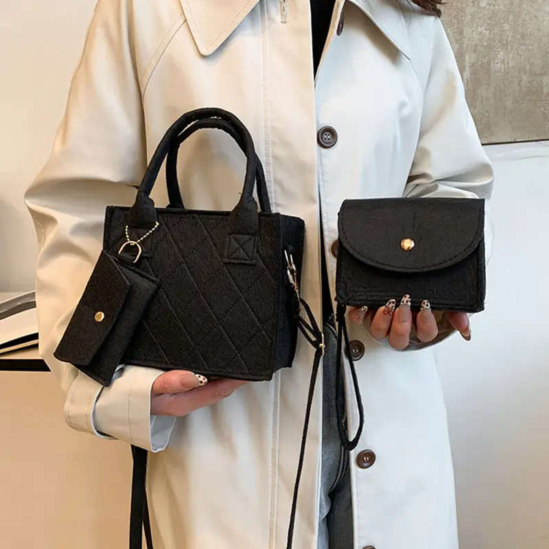 3 piece shoulder bag set