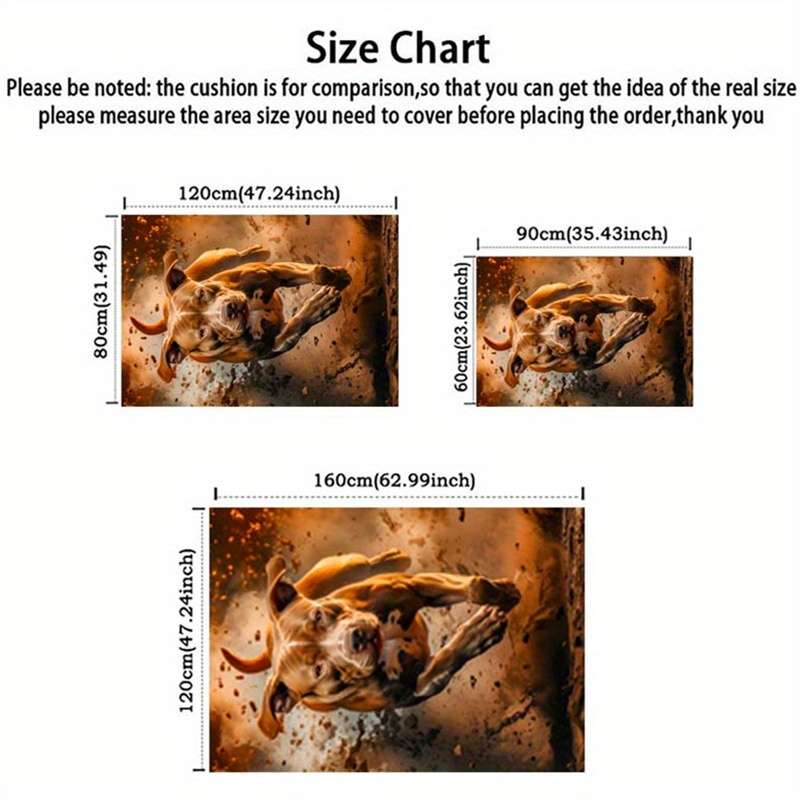 1Pc 120x160cm Floor Mat