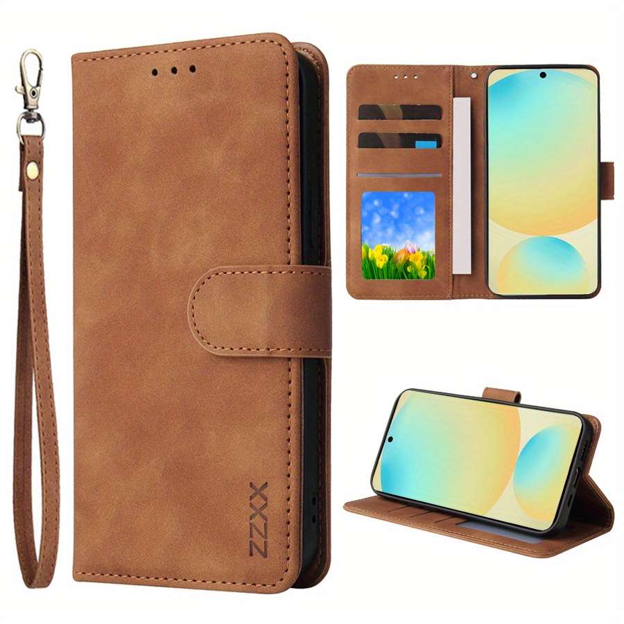 1pc Dark Brown For Samsung Galaxy A36 Phone Cases