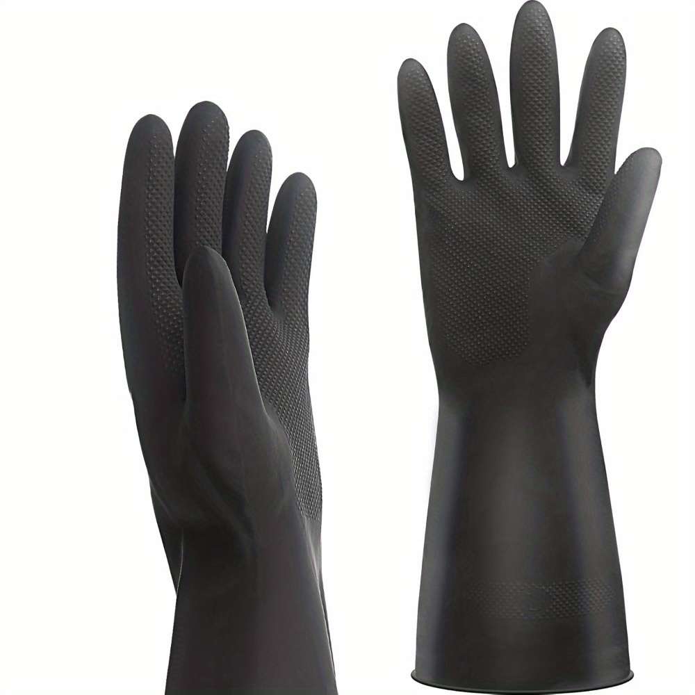 1 Pair  Black Household Cleaning Gloves