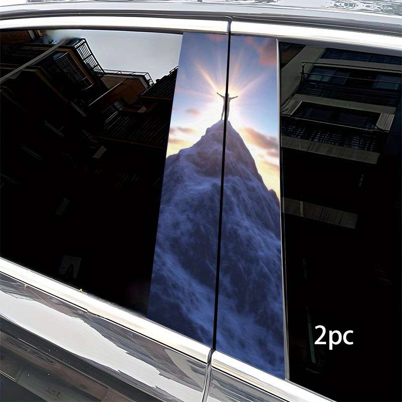 Religious  Themed Door Stickers Quantity 2