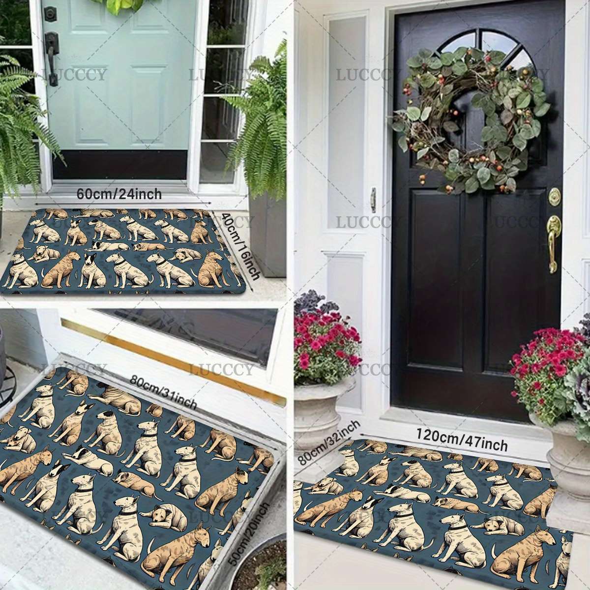 1Pc 19.69x31.5inch 50x80cm Floor Mat